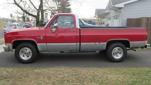 1985 chevrolet silverado c20 3/4 ton pickup/camper package