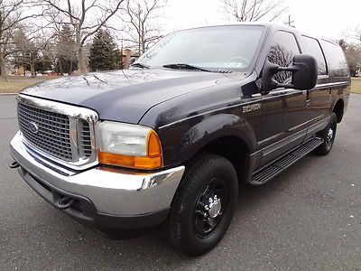 2001 ford excursion xlt 4x4 v-8 auto 7 passenger runs great buy now 6 mo warrant