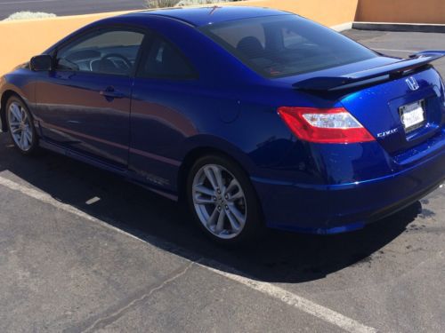 2007 honda civic coupe si, si blue, mint condition, 51,000 miles