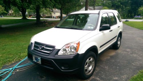 2005 honda cr-v lx sport utility 4d (white) runs great, new tires