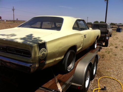 1969 dodge superbee with car trailer included