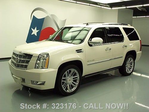 2012 cadillac escalade platinum awd sunroof nav dvd 41k texas direct auto