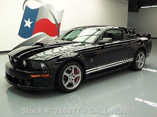 2007 ford mustang roush stage 3 drag pak #4 leather 4k! texas direct auto