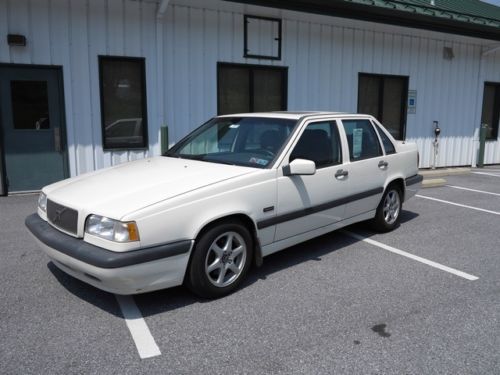 1997 97 volvo 850 t5 turbo automatic sedan no reserve  non smoker white cd a/c