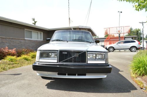 1983 volvo 242 glt turbo coupe - restored - no reserve - 240 silver