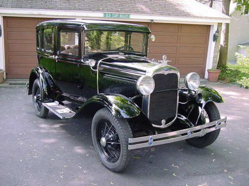 1930 ford model a deluxe town sedan mint show quality car from perfect original
