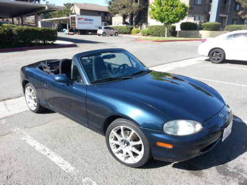 1999 blue mazda miata mx-5 southern california great condition