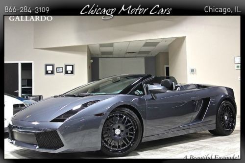 2007 lamborghini gallardo spyder 6-speed manual navigation heated seats camera