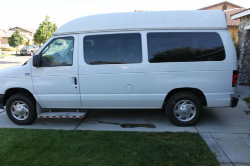 Newly built wheelchair accessible conversion on a low mileage ford e- 150