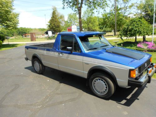 1981 volkswagen caddy rabbit truck diesel turbo low miles excellent condition