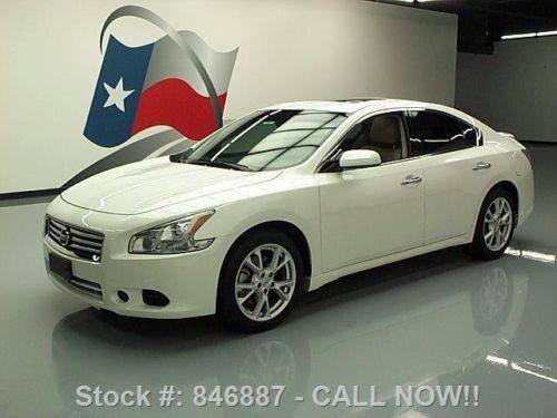 2013 nissan maxima 3.5 s sunroof leather spoiler 4k mi texas direct auto