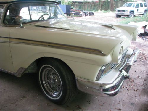 1957 Ford Fairlane 500 Skyliner Retractable Project Barn Find Rat Street Hot Rod, image 10