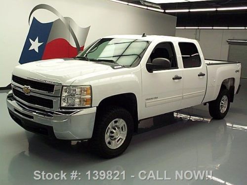 2010 chevy silverado 2500hd lt crew 6.0l 4x4 6-pass 63k texas direct auto