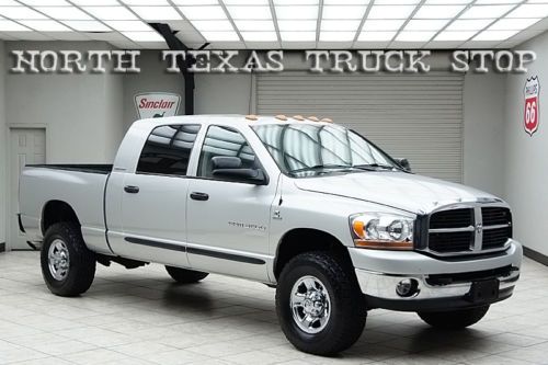 2006 dodge ram 3500 diesel 4x4 srw 6-speed slt mega cab 1 texas owner