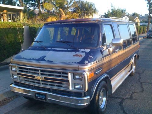 Must sell 1987 chevy sport van g20 conversion chevrolet passenger family camper