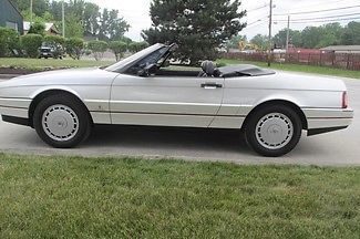 1991 cadillac allante pearl white with hardtop