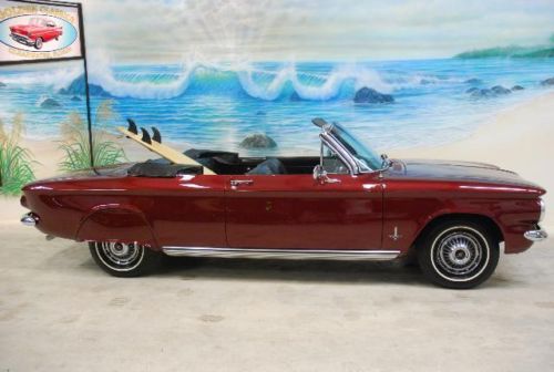 1963 chevrolet corvair convertible &#034; factory ac &#034;