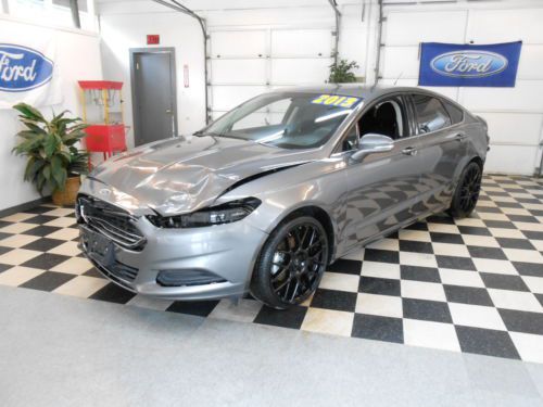 2013 ford fusion se 15k no reserve salvage rebuildable damaged repairable