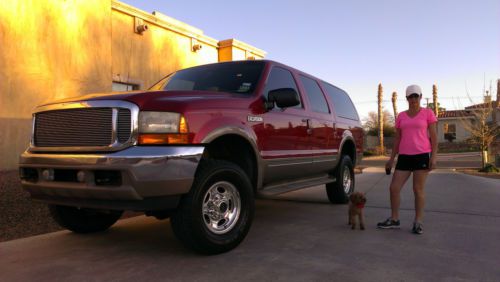 7.3 powerstoke,4x4,2001ford,desiel,f250,turbocharged,no rust, level kit,limited