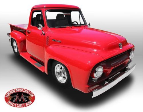 1954 ford f-100 pickup resto mod a/c street rod wow