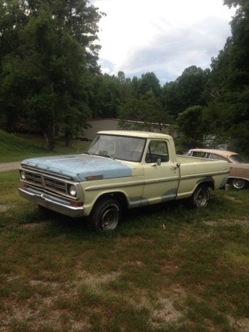 1970 ford f100 short bed no title