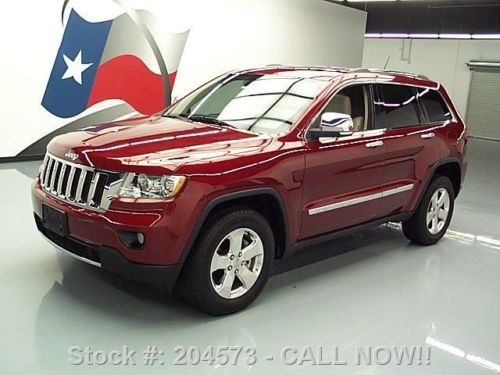 2012 jeep grand cherokee limited sunroof nav dvd 21k mi texas direct auto