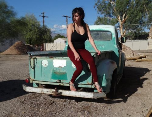 1956 ford f100 short box az truck barn find parked mid 60s little rust az truck