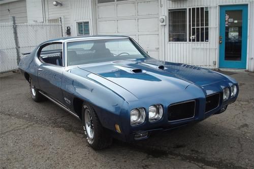 1970 pontiac gto ho--frame off original 455 4-speed