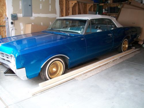 1965 blue oldsmobile dynamic 88 convertible
