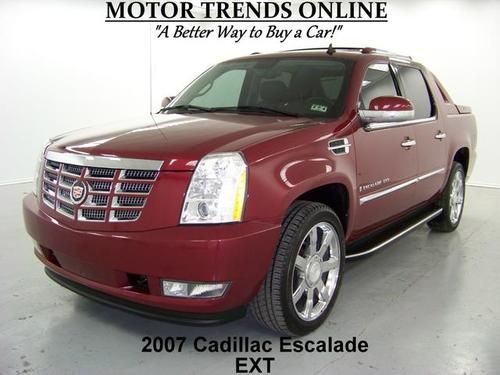 Ext awd navigation rearcam roof chromes htd ac seats 2007 cadillac escalade 40k