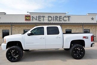 2013 crew cab 4x4 lifted 20&#034; rims 35&#034; federal tires heated cooled leather texas