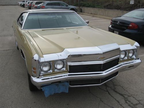 1972 Chevy Impala 2dr, Gold, Rims, Police Government seizure - NO RESERVE, image 3