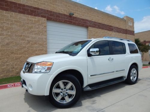 2010 nissan armada platinum navigation dvd loaded clean carfax