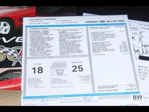 2003 Chevrolet Corvette Base, image 31