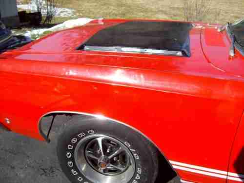1968 GTX clone, red with white and red bucket seat interior., image 8
