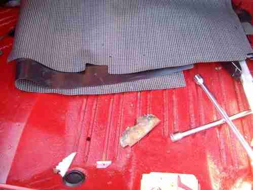 1968 GTX clone, red with white and red bucket seat interior., image 9