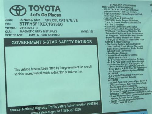2014 toyota tundra sr5