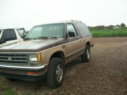 S-10 4wd blazer!