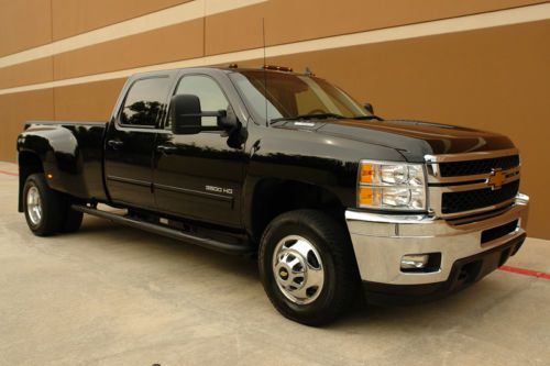 2013 chevy silverado 3500hd ltz crew drw 4wd diesel nav roof camera 17&#034; alloys