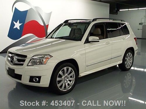 2010 mercedes-benz glk350 4matic awd pano roof nav 40k texas direct auto