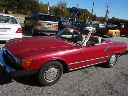 Mercedes benz 450 sl hardtop convertible