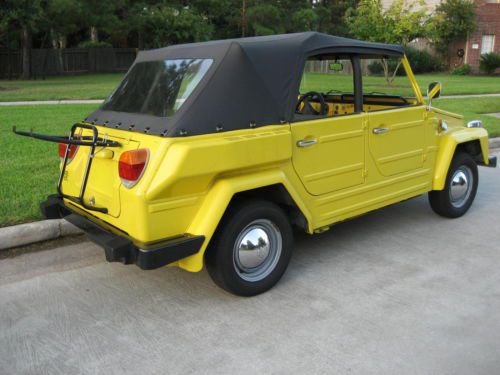 1974 Yellow Volkswagen VW THING Excellent Survivor, US $12,500.00, image 4