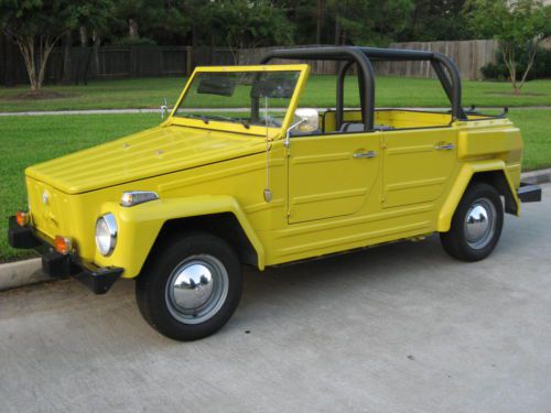1974 Yellow Volkswagen VW THING Excellent Survivor, US $12,500.00, image 9