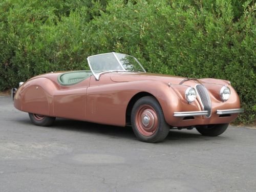 1954 jaguar 3.4l xk120 roadster - documented restoration