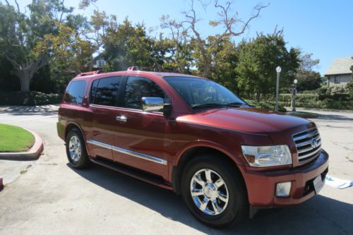 Excellent no reserve 2004 infiniti qx56 fully loaded leather nav back-up camera