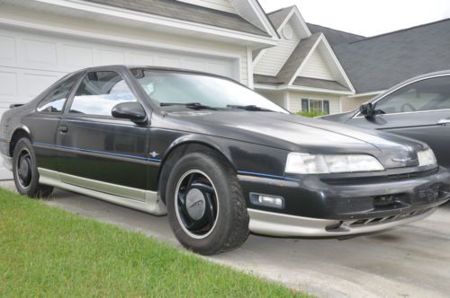 1990 35th anniversary edition ford thunderbird super coupe black 2-door 3.8l