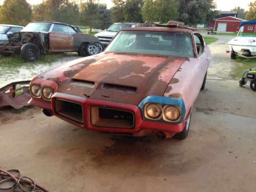 1972 pontiac gto &#034;clone&#034; lemans project barn find