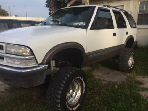 1998 chevy s-10 blazer 4x4 straight axle conversion lifted mud street truck