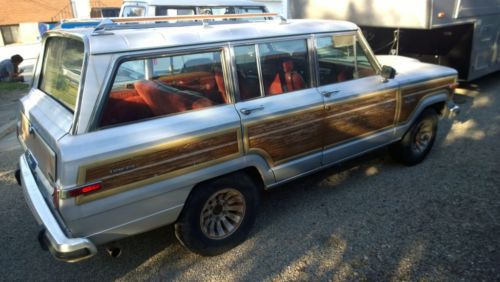 1986 jeep grand wagoneer no rust 155k original miles 360 v.8 burgundy leather