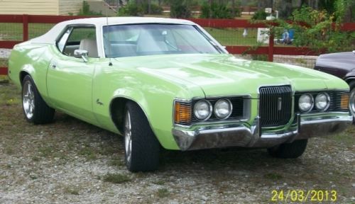 1971 mercury cougar *grabber lime* 351 cleveland  coupe auto a/c  p/s  p/b